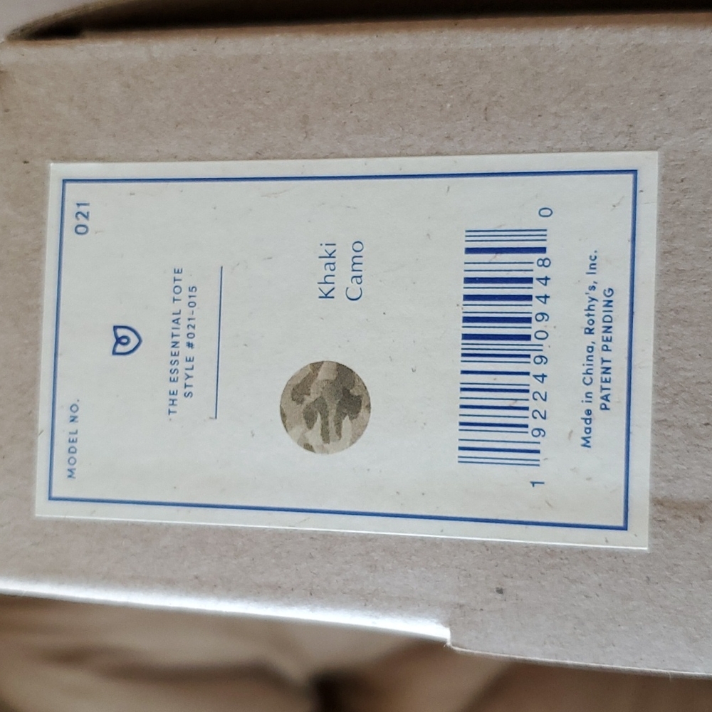 NWT Rothys Khaki Camo tote - Picture 8 of 10
